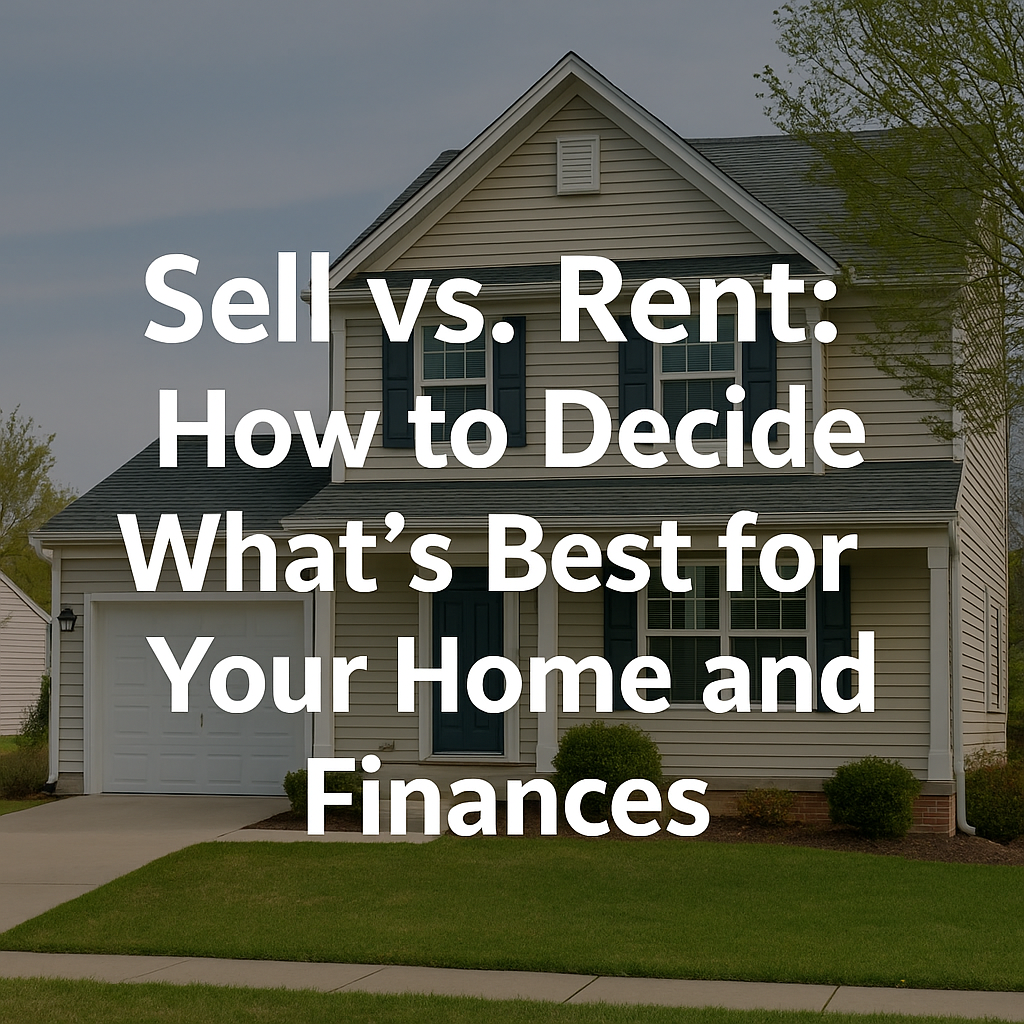 Sell vs. Rent: How to Decide What’s Best for Your Home and Finances